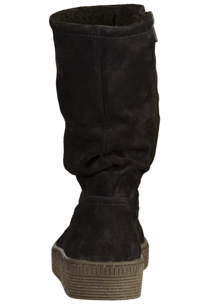Gabor Stiefel Veloursleder Schwarz - surf4shoes