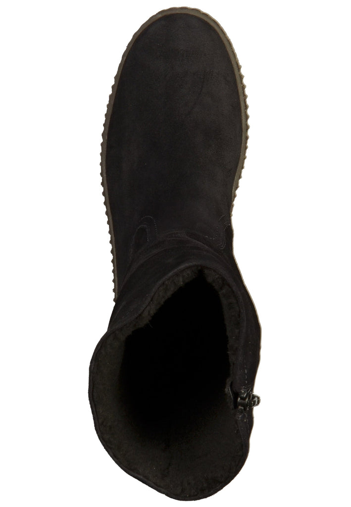 Gabor Stiefel Veloursleder Schwarz - surf4shoes