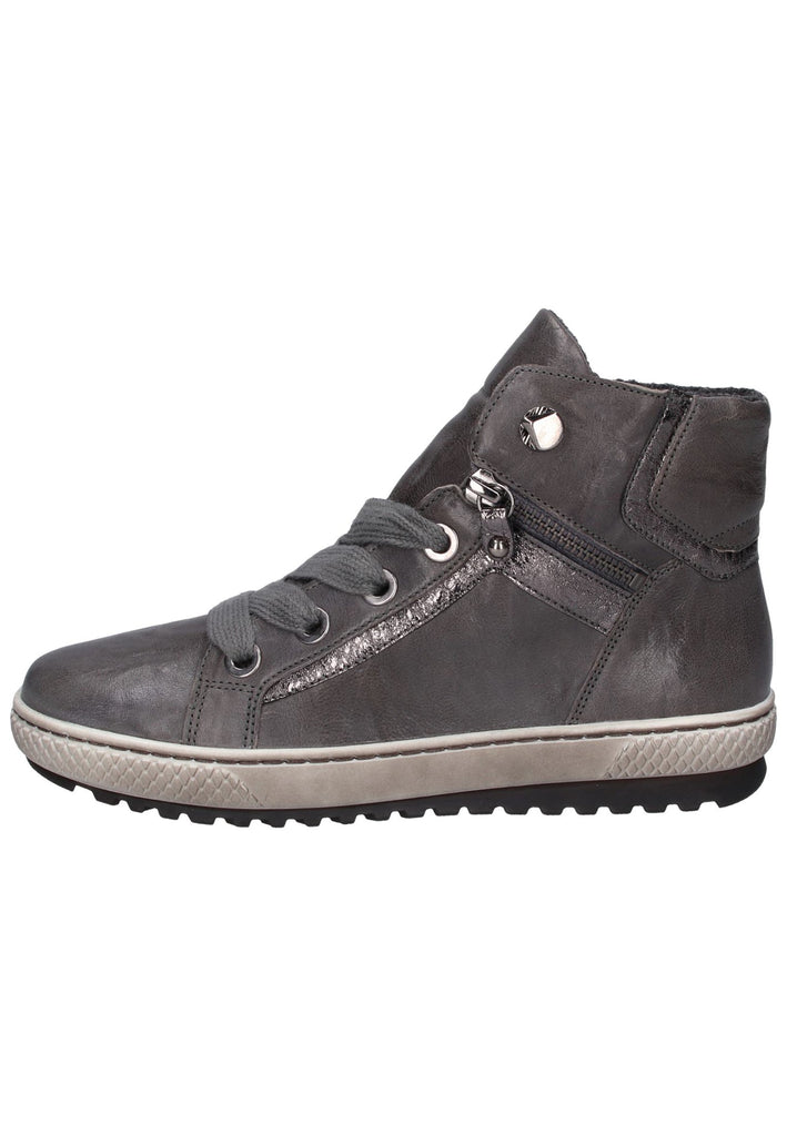 Gabor Sneaker Leder Dunkelgrau - surf4shoes