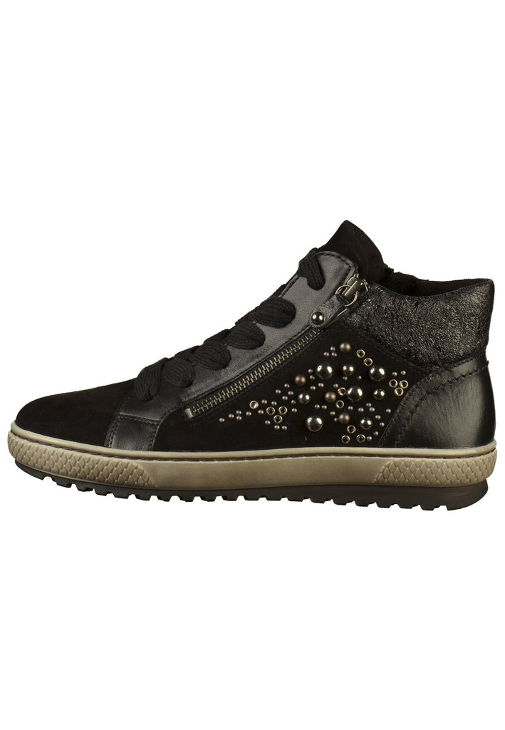 Gabor Sneaker Leder Schwarz - surf4shoes