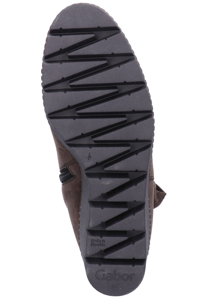 Gabor Stiefelette Leder Grau - surf4shoes