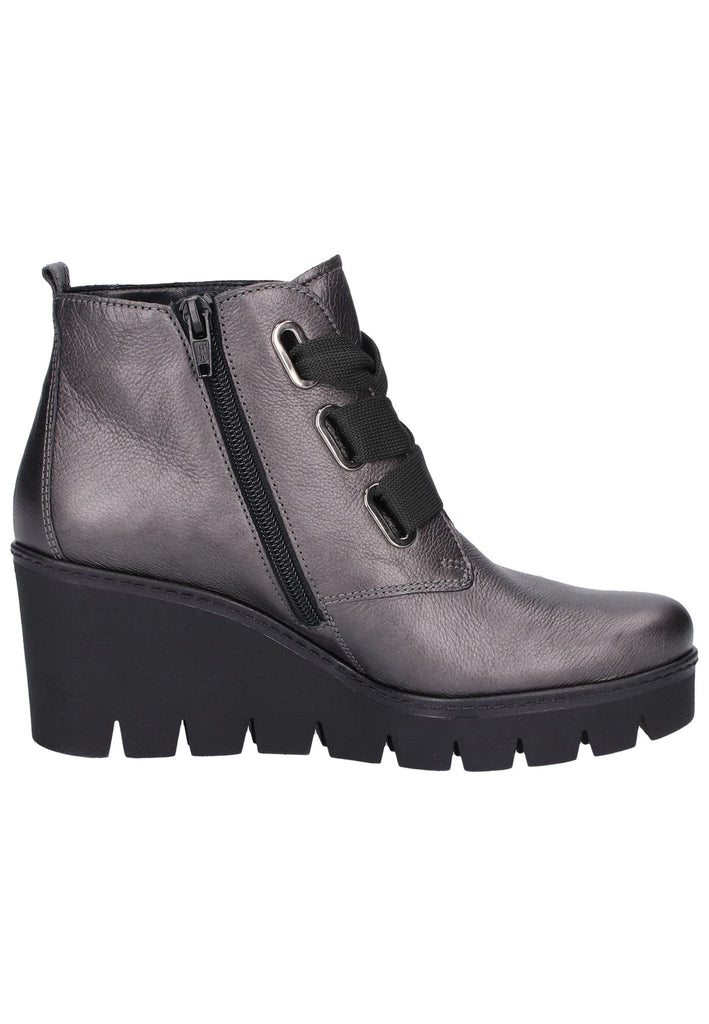 Gabor Stiefelette Leder Grau - surf4shoes