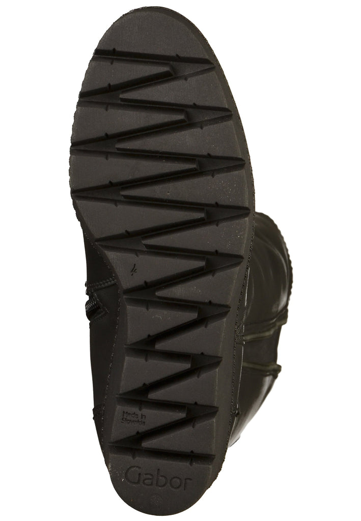 Gabor Stiefel Leder Schwarz - surf4shoes