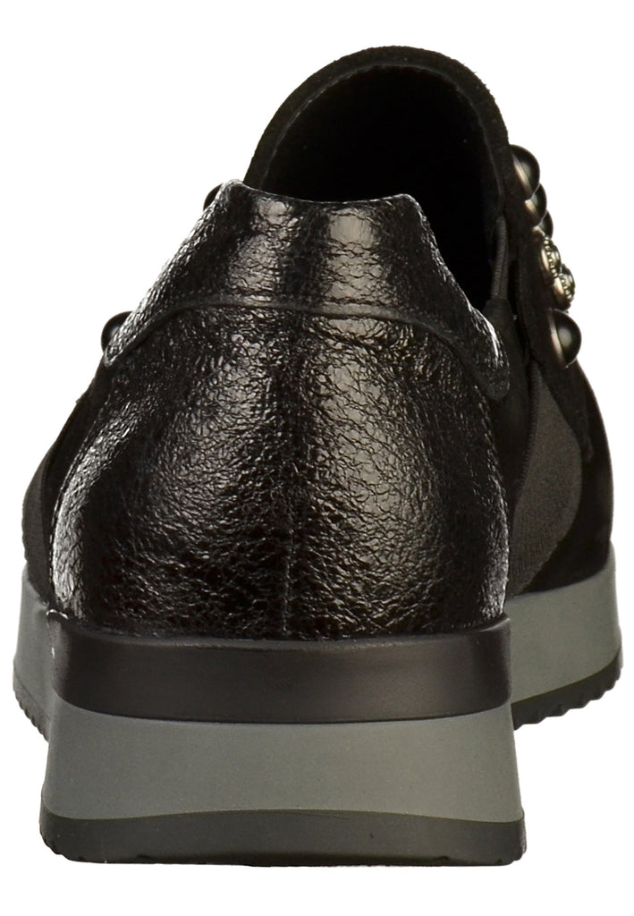 Gabor Slipper Veloursleder Schwarz - surf4shoes