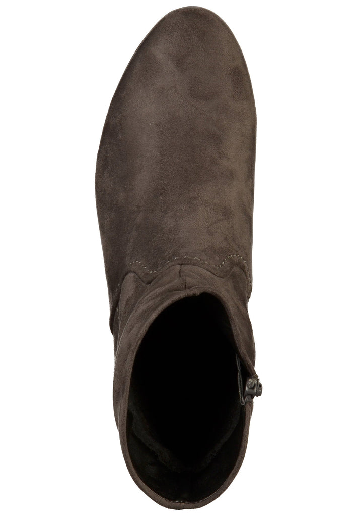 Gabor Stiefelette Lederimitat Dunkelgrau - surf4shoes