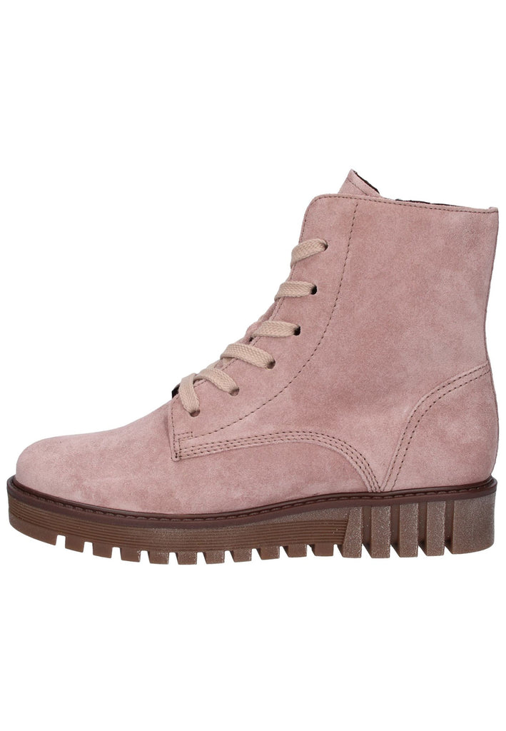 Gabor Stiefelette Veloursleder Rosa - surf4shoes