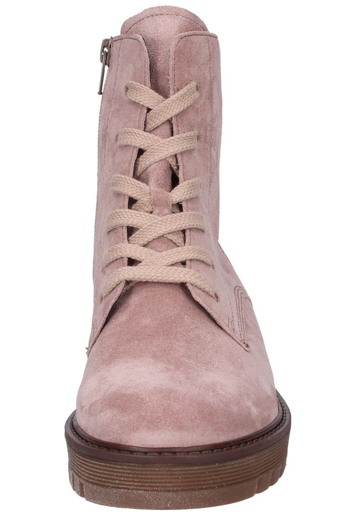 Gabor Stiefelette Veloursleder Rosa - surf4shoes