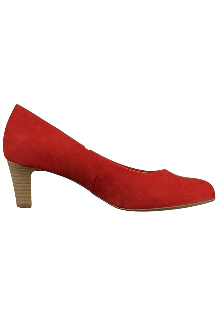 Gabor Pumps Nubuk / Naturleder Rot - surf4shoes