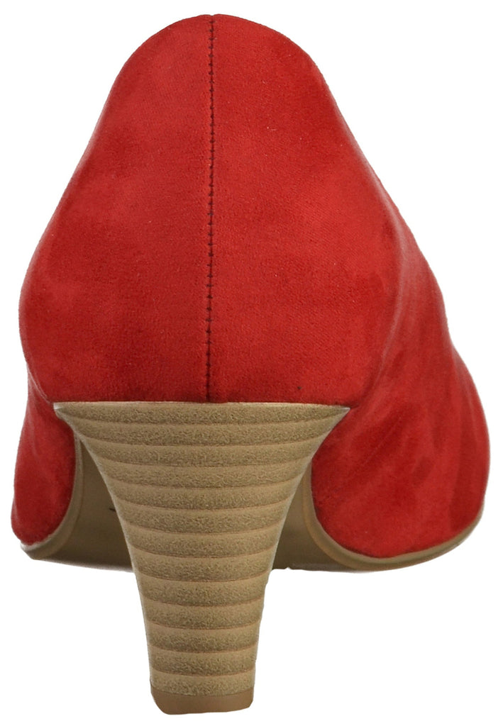 Gabor Pumps Nubuk / Naturleder Rot - surf4shoes