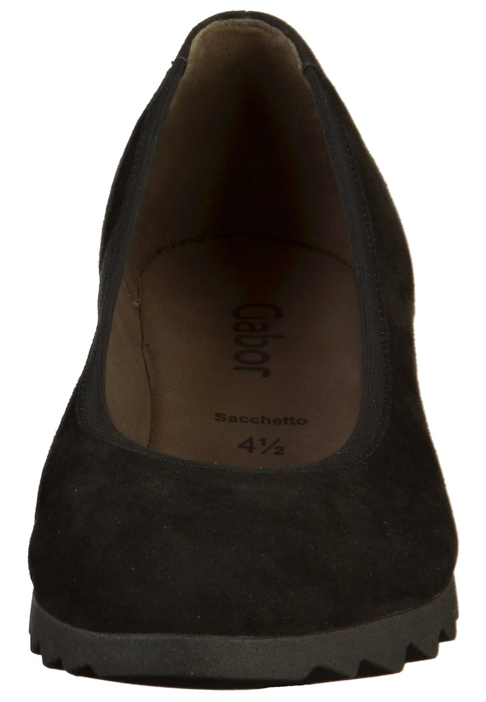 Gabor Pumps Leder Schwarz - surf4shoes