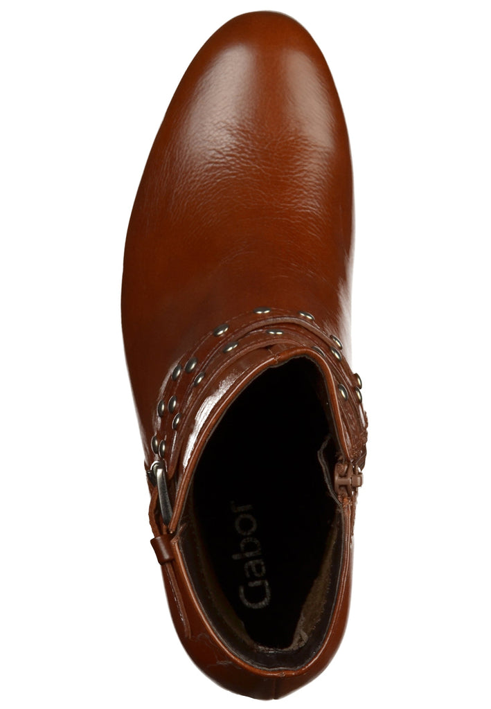 Gabor Stiefelette Leder Braun - surf4shoes