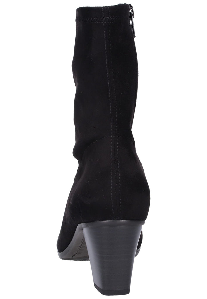Gabor Stiefelette Textil Schwarz - surf4shoes