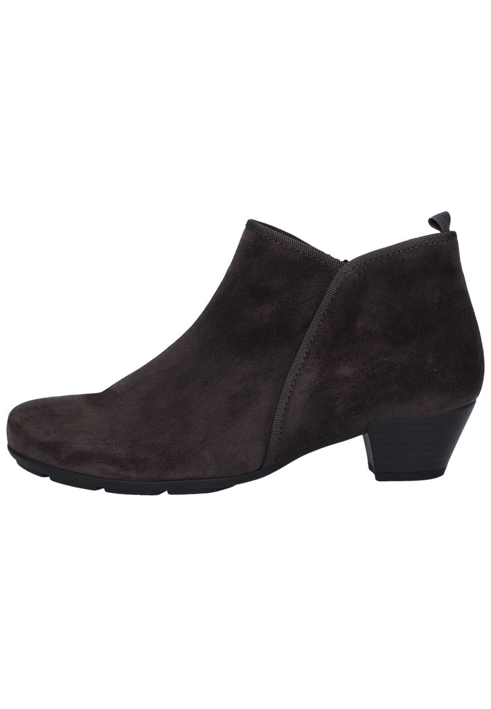 Gabor Stiefelette Veloursleder Dunkelgrau - surf4shoes