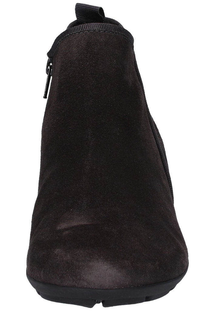 Gabor Stiefelette Veloursleder Dunkelgrau - surf4shoes