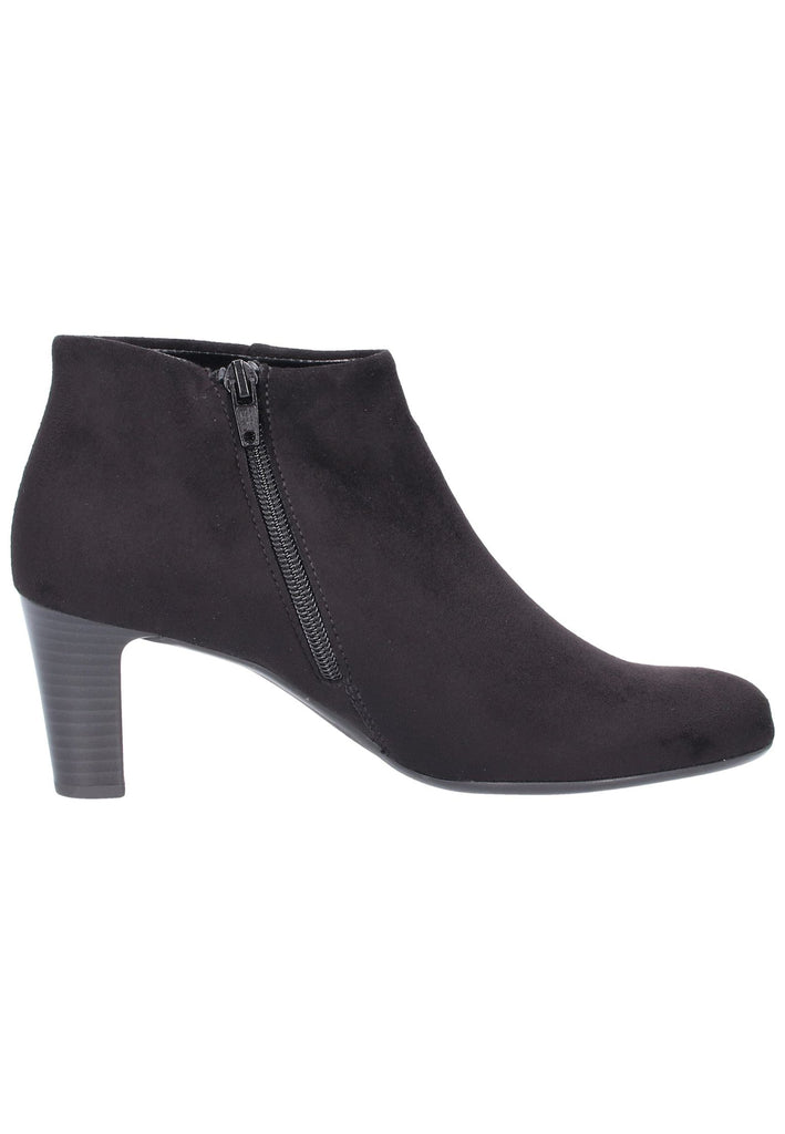 Gabor Stiefelette Lederimitat Schwarz - surf4shoes