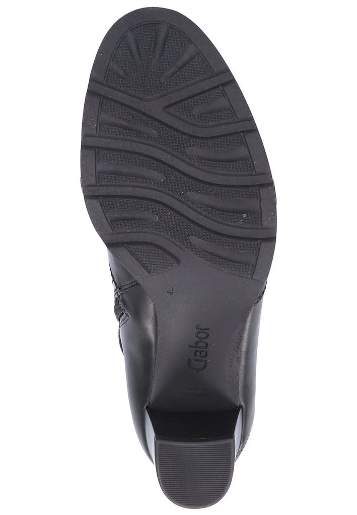 Gabor Stiefel Nappaleder Schwarz - surf4shoes