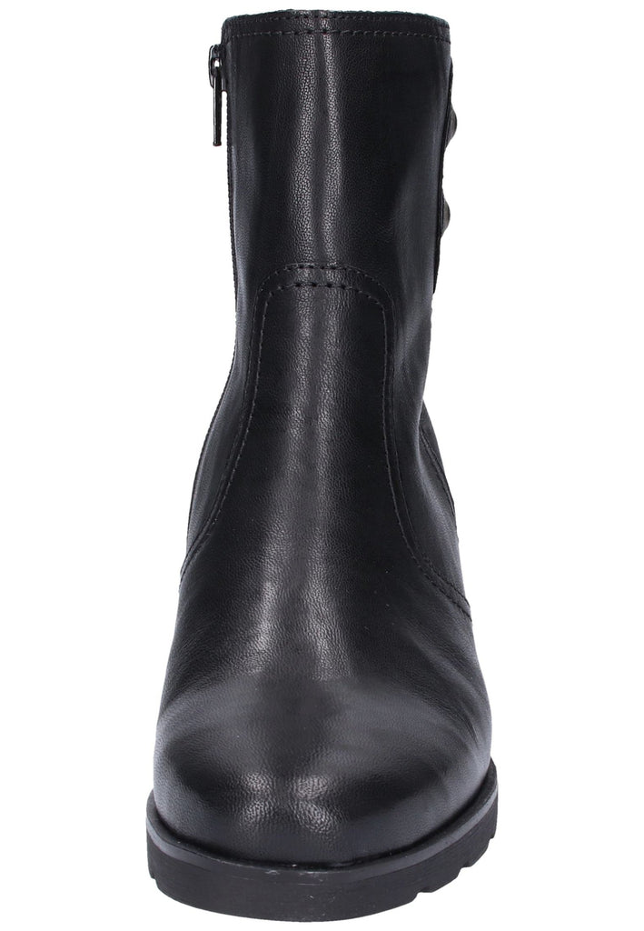 Gabor Stiefelette Leder Schwarz - surf4shoes