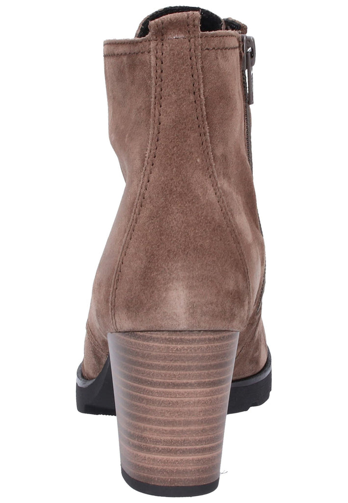 Gabor Stiefelette Veloursleder Braun - surf4shoes