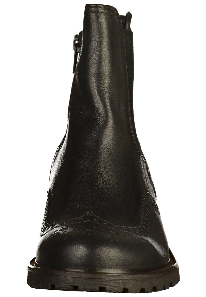 Gabor Stiefelette Leder Schwarz - surf4shoes