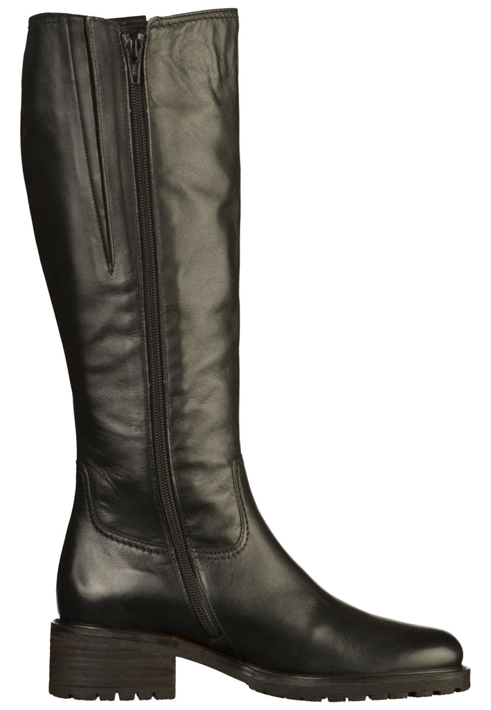Gabor Stiefel Leder Schwarz - surf4shoes