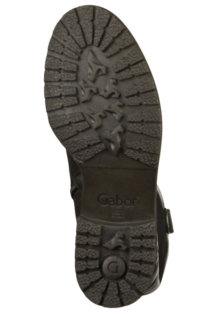 Gabor Stiefel Leder Schwarz - surf4shoes