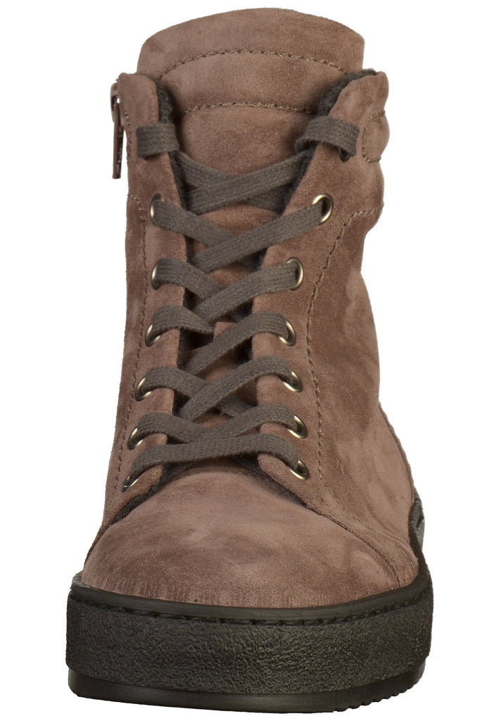 Gabor Stiefelette Veloursleder Braun - surf4shoes