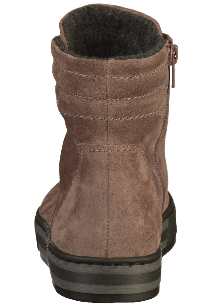 Gabor Stiefelette Veloursleder Braun - surf4shoes