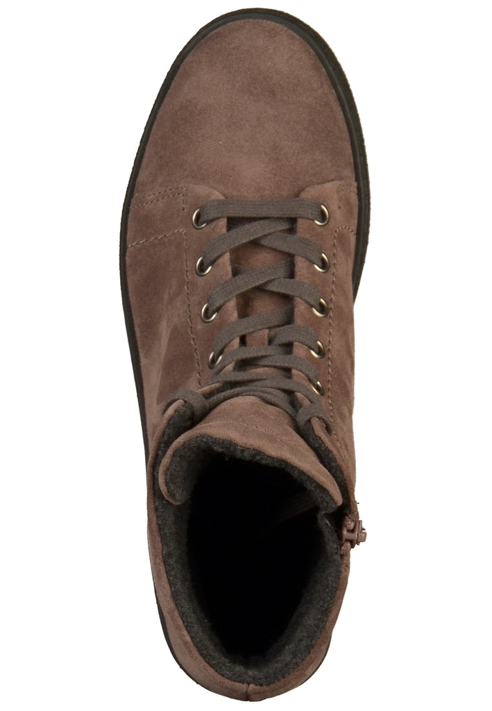 Gabor Stiefelette Veloursleder Braun - surf4shoes