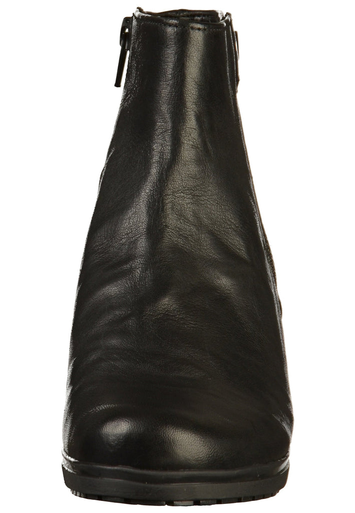Gabor Stiefelette Leder Schwarz - surf4shoes