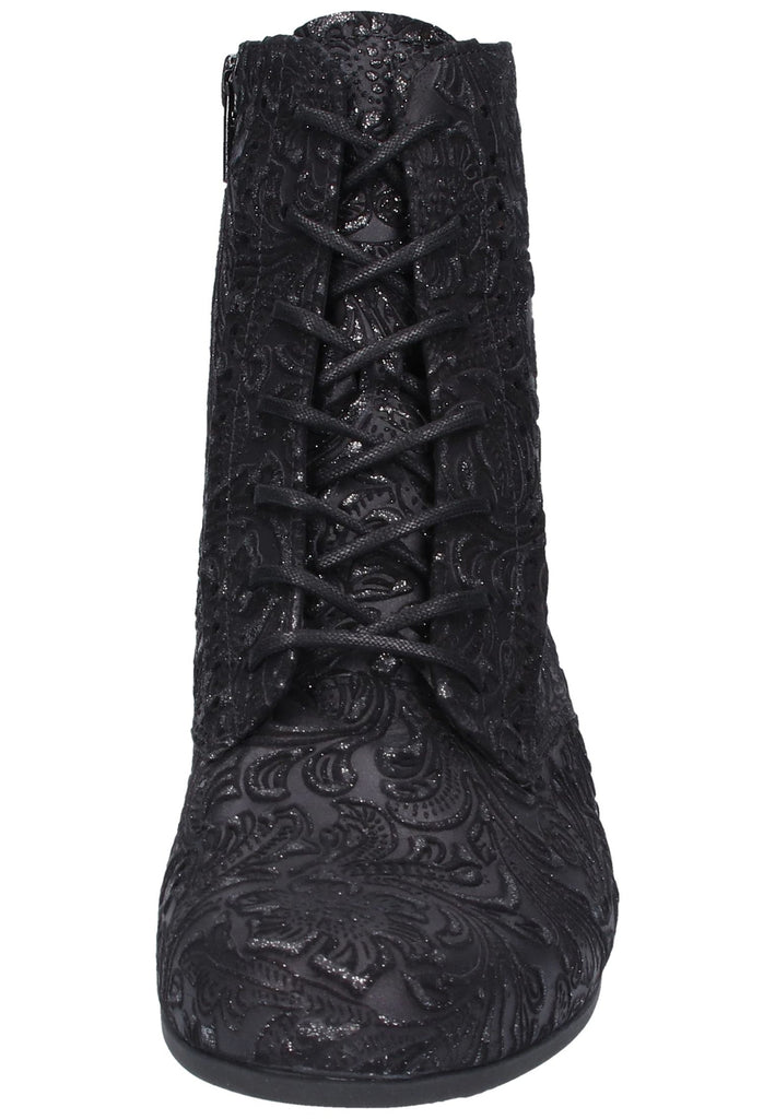 Gabor Stiefelette Leder Schwarz - surf4shoes