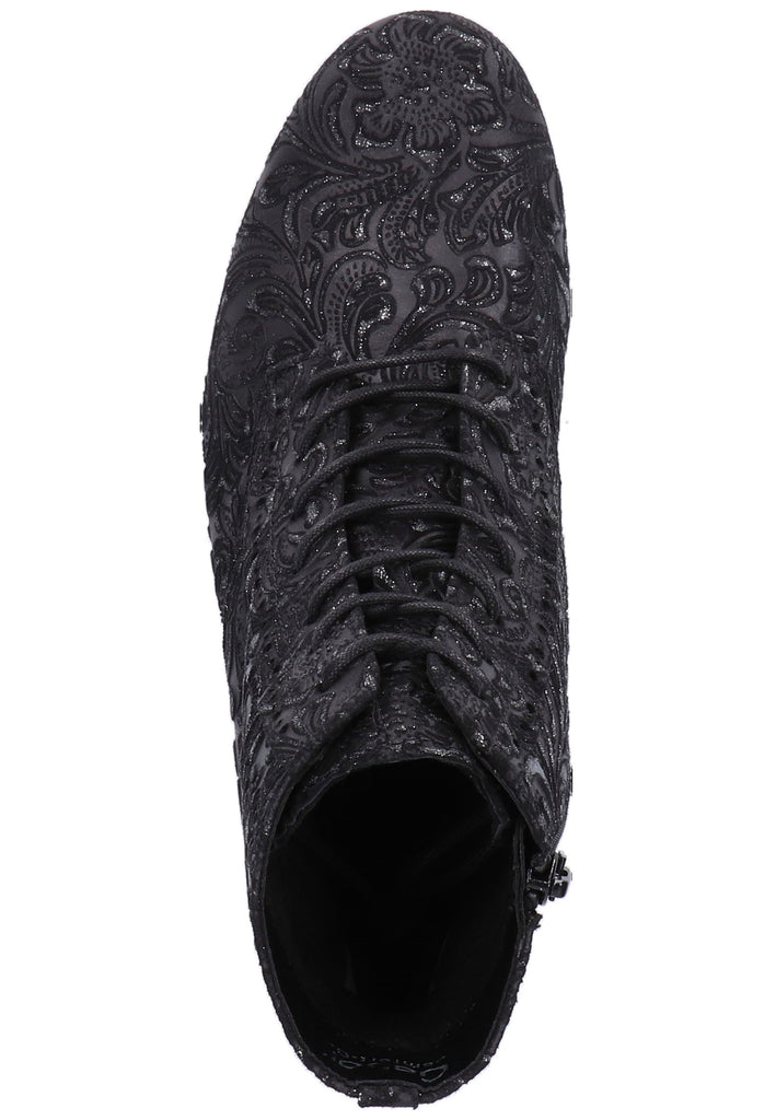 Gabor Stiefelette Leder Schwarz - surf4shoes