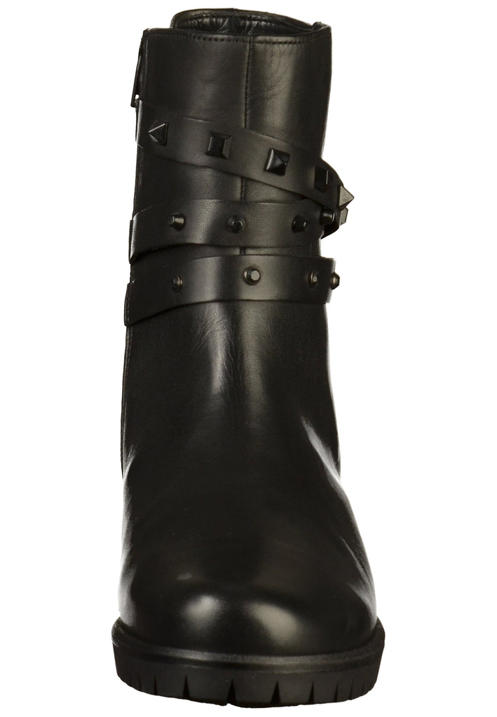 Gabor Stiefelette Leder Schwarz - surf4shoes