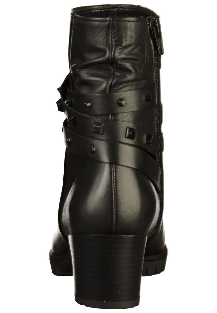 Gabor Stiefelette Leder Schwarz - surf4shoes