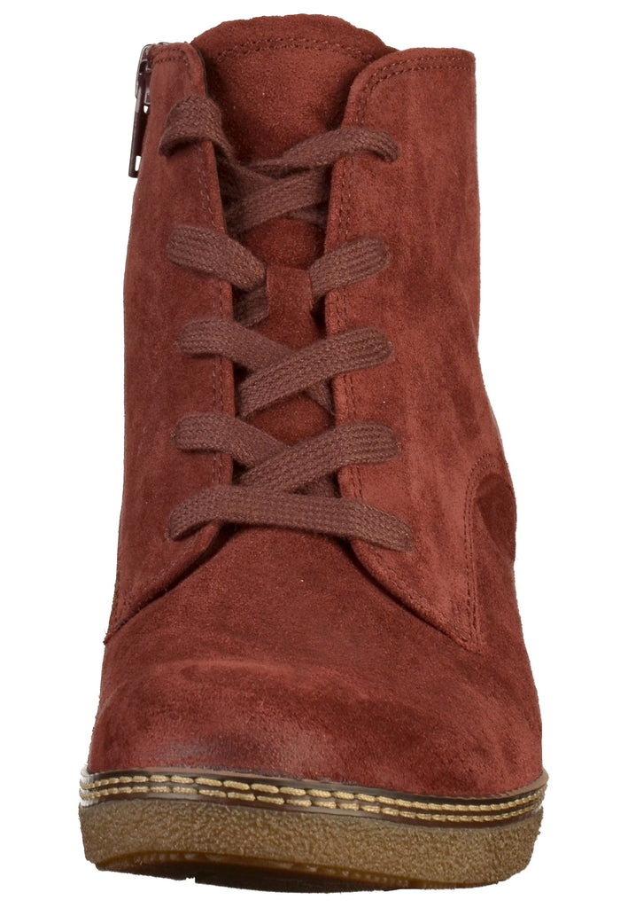 Gabor Stiefelette Veloursleder Rot - surf4shoes