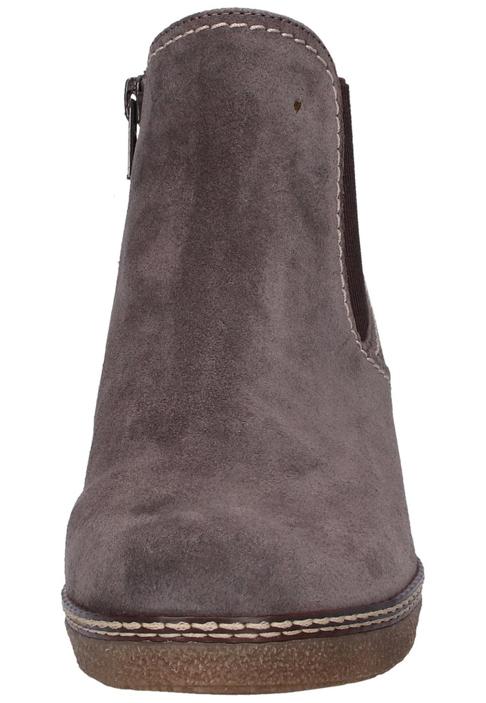 Gabor Stiefelette Veloursleder Grau - surf4shoes