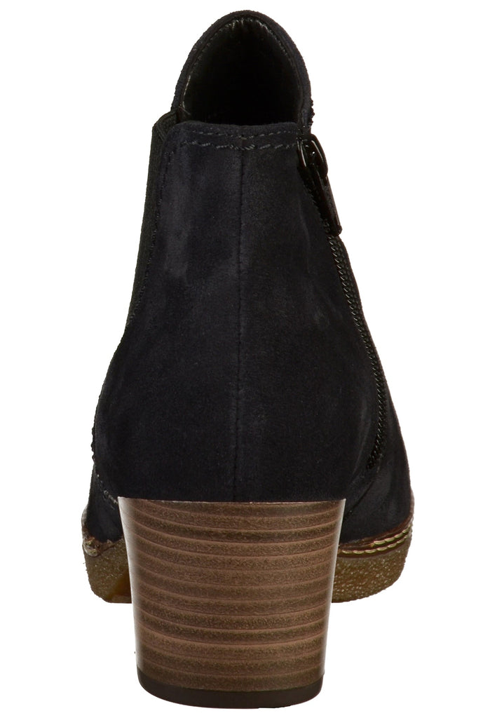 Gabor Stiefelette Veloursleder Blau - surf4shoes