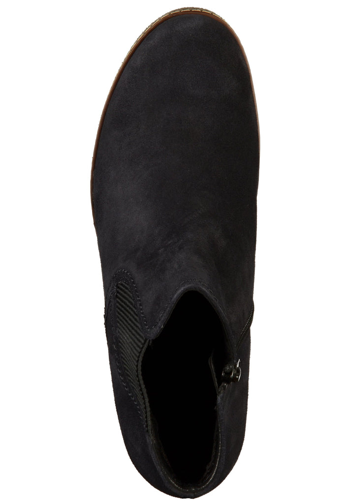 Gabor Stiefelette Veloursleder Blau - surf4shoes