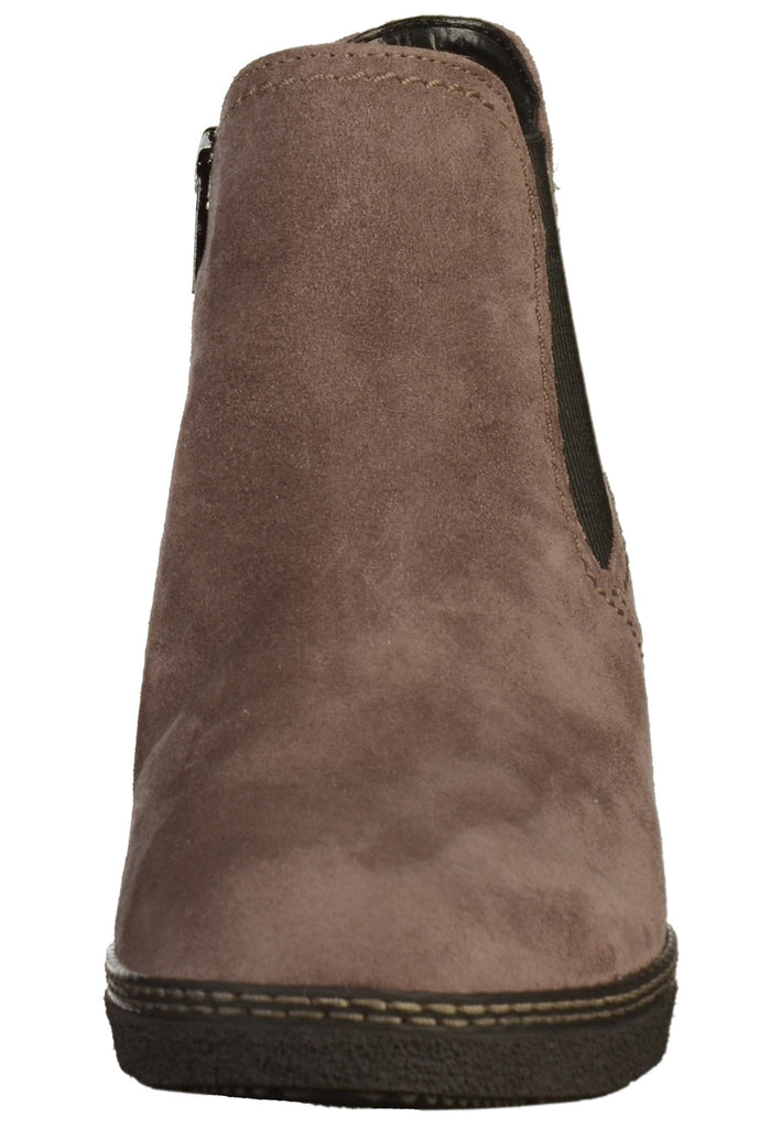 Gabor Stiefelette Veloursleder Beige - surf4shoes