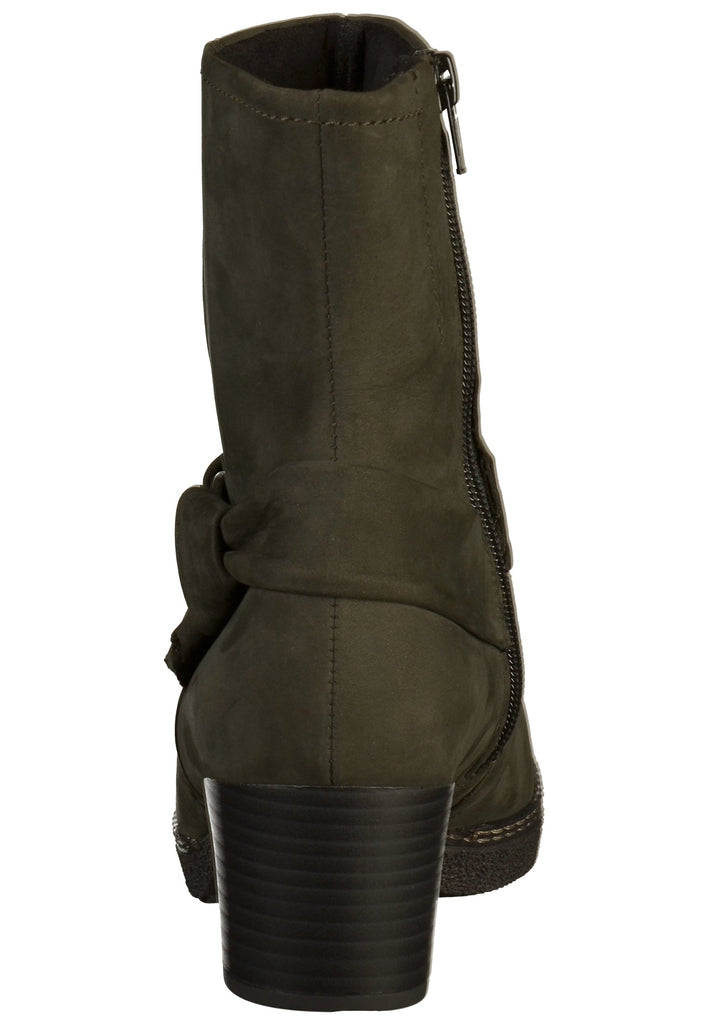 Gabor Stiefelette Nubukleder Dunkelgrau - surf4shoes