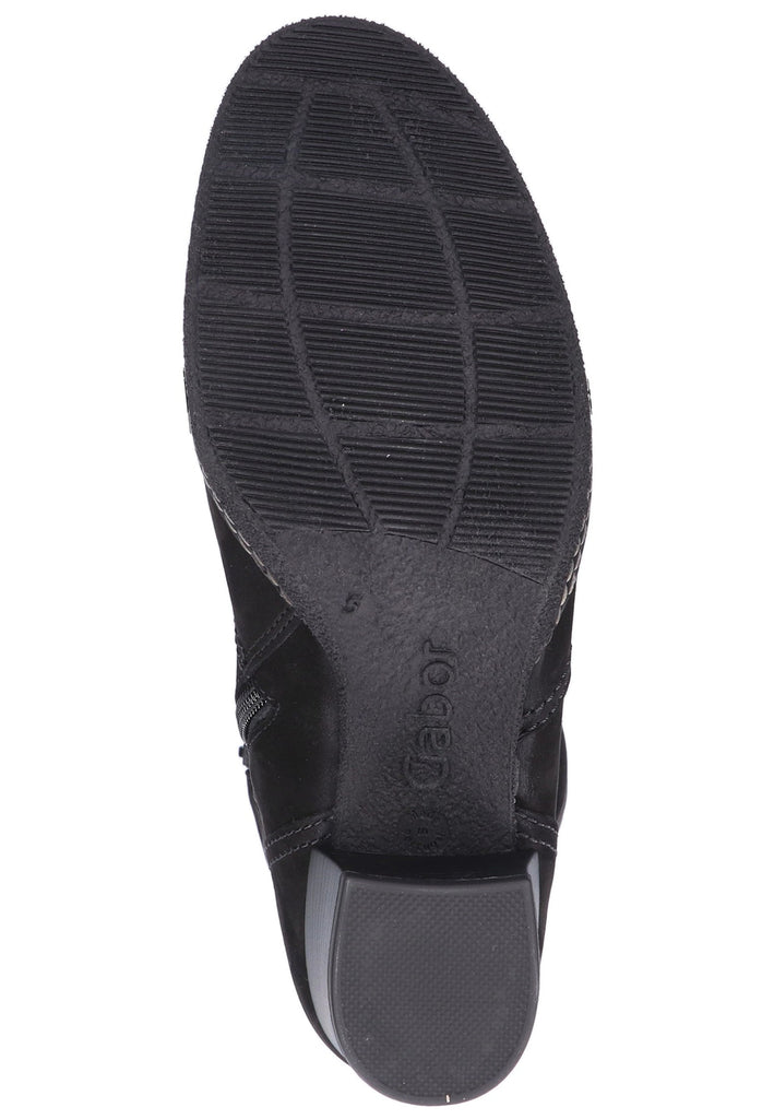 Gabor Stiefel Leder Schwarz - surf4shoes