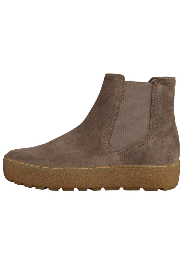 Gabor Stiefelette Veloursleder Braun - surf4shoes