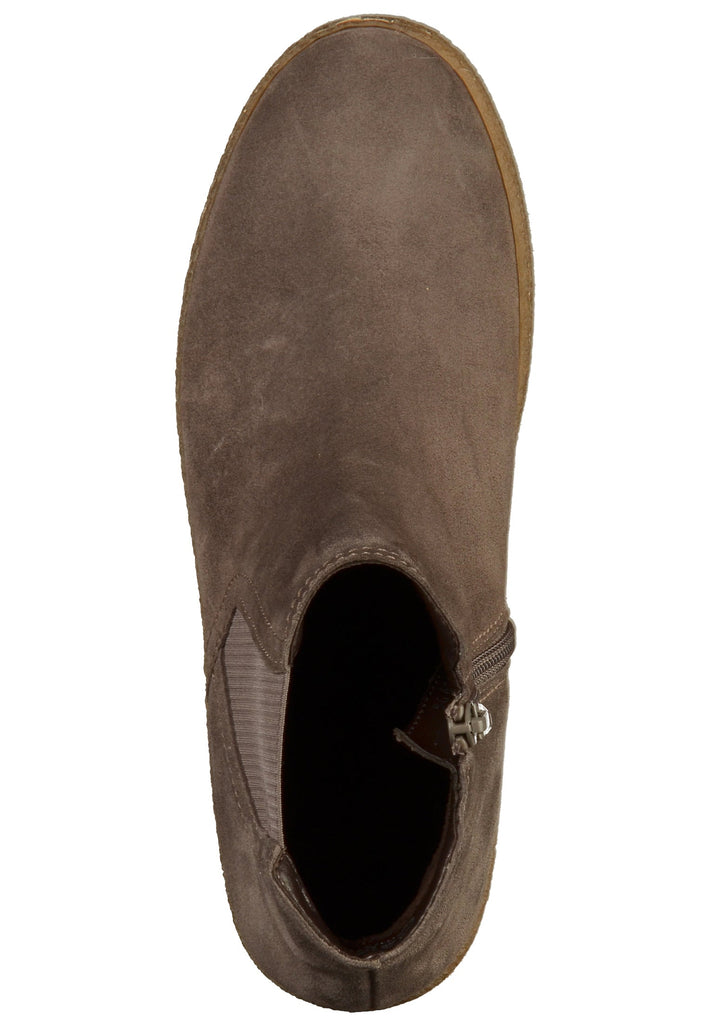 Gabor Stiefelette Veloursleder Braun - surf4shoes