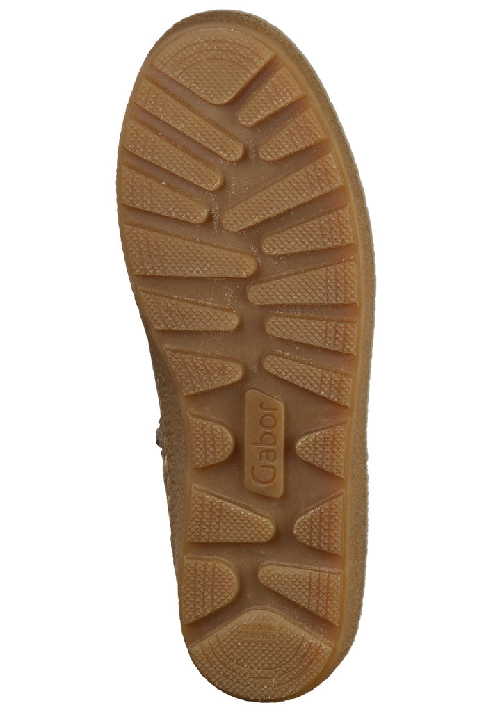 Gabor Stiefelette Veloursleder Braun - surf4shoes