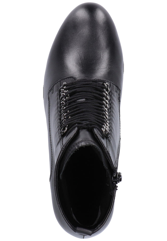 Gabor Stiefelette Leder Schwarz - surf4shoes