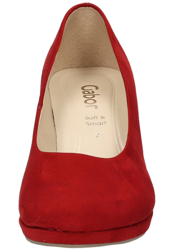 Gabor Pumps Lederimitat Rot - surf4shoes