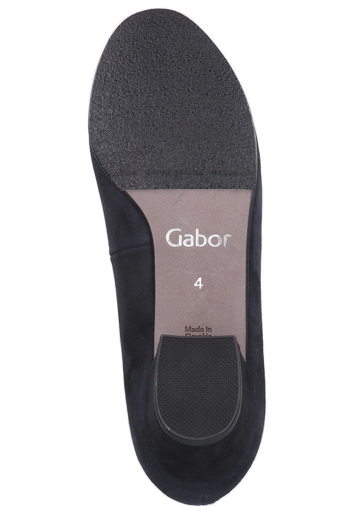 Gabor Pumps Leder Dunkelblau - surf4shoes