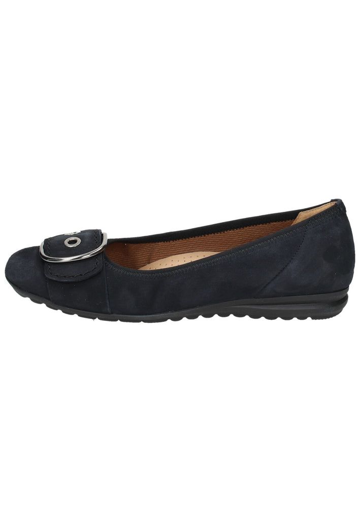 Gabor Ballerinas Leder Dunkelblau - surf4shoes