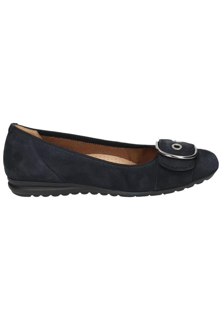 Gabor Ballerinas Leder Dunkelblau - surf4shoes