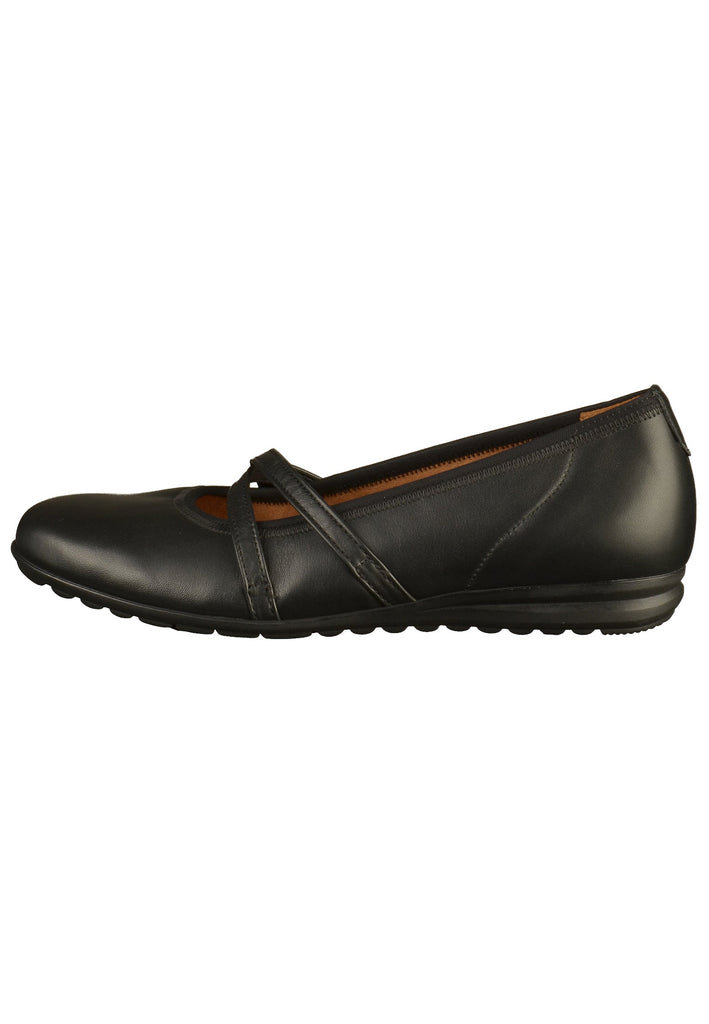 Gabor Ballerinas Nappaleder Schwarz - surf4shoes