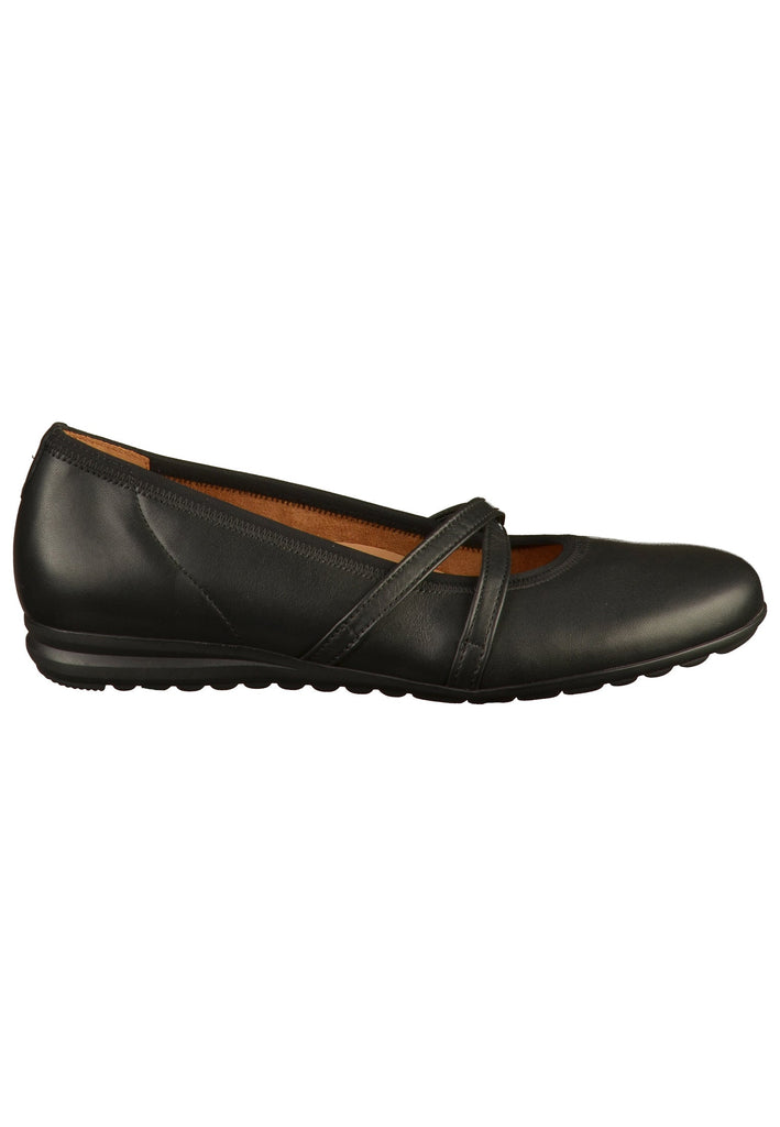 Gabor Ballerinas Nappaleder Schwarz - surf4shoes